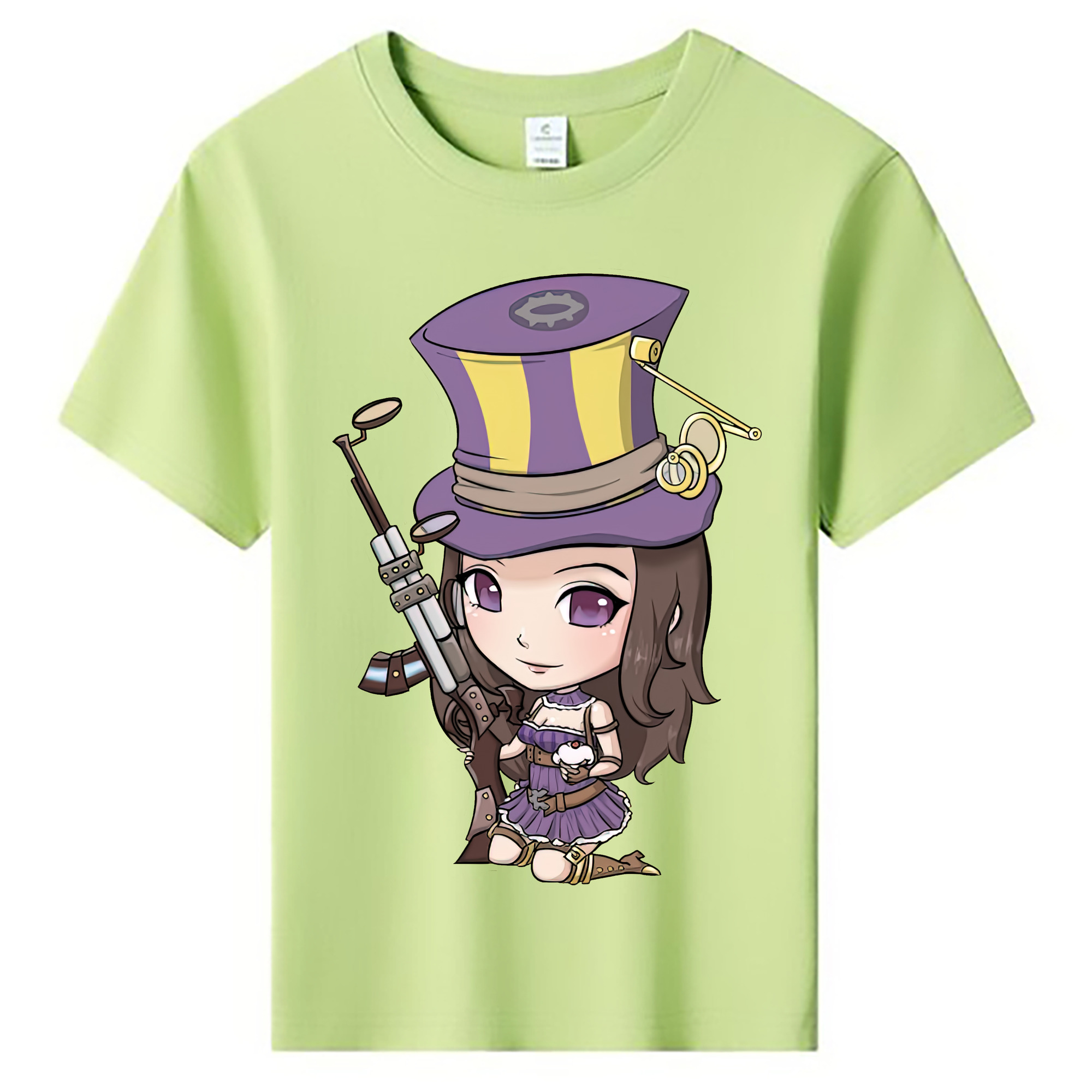 （画像用） リーグ・オブ・レジェンド League of Legends LOL 綿100％キッズTシャツ（フロントプリント）